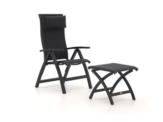 Bellagio Fermo standenstoel met Pronto voetenbank