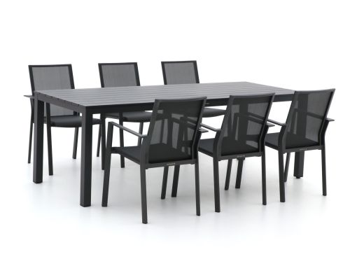 Bernstein Amberg/Menzano 220cm dining tuinset 7-delig stapelbaar