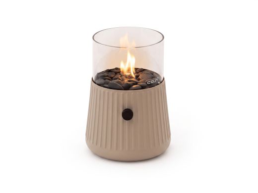 Cosiscoop Bowie gaslantaarn ø22cm (h:28cm) - Sandy Beige