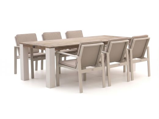 Bellagio Vazzola/ROUGH-X 240cm dining tuinset 7-delig