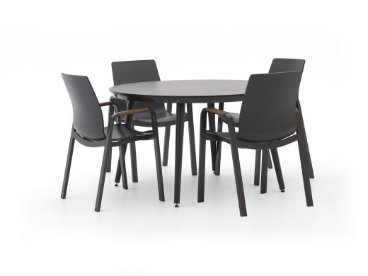 Hartman Flow/Sophie Studio ø128cm dining tuinset 5-delig