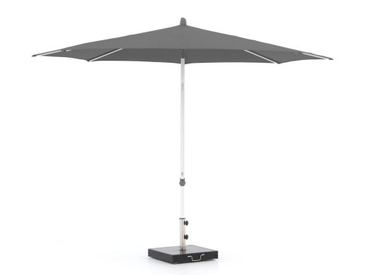 Glatz Alu-Smart parasol ø 300cm - Stone Grey (157) (incl. Shadowline voet 50 kg)
