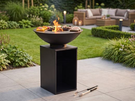 RedFire Onyx Classic vuurschaal en barbecue ø80cm - Black
