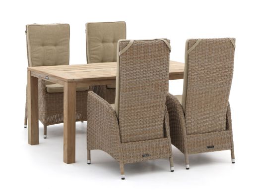 Intenso Fabrizi/ROUGH-S 160cm dining tuinset 5-delig verstelbaar