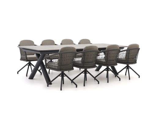 Manifesto Tolmezzo/Citadella 280/340cm dining tuinset 9-delig draaibaar uitschuifbaar