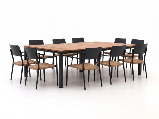 Bellagio Cino/Linosa 240x160cm dining tuinset 11-delig stapelbaar