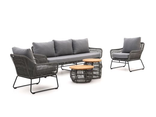 Intenso Isorella stoel-bank loungeset 5-delig