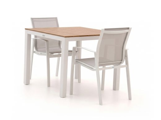 Forza Altea/Fidenza 90cm dining tuinset 3-delig stapelbaar