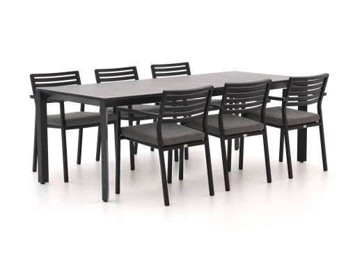 Bellagio Rumo/Sestino 220cm dining tuinset 7-delig stapelbaar