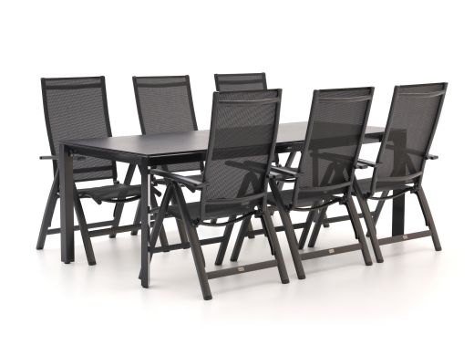 Bellagio Avenza/Sestino 220cm dining tuinset 7-delig verstelbaar