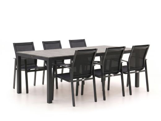 Forza Altea/Fidenza 220cm dining tuinset 7-delig stapelbaar