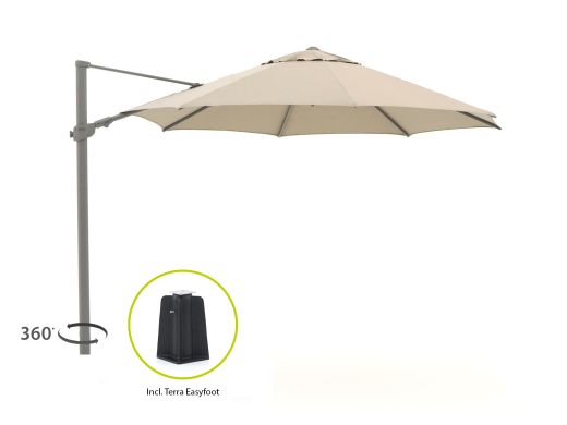 Kees Smit Shadowline Alabama zweefparasol ø 350cm aanbieding