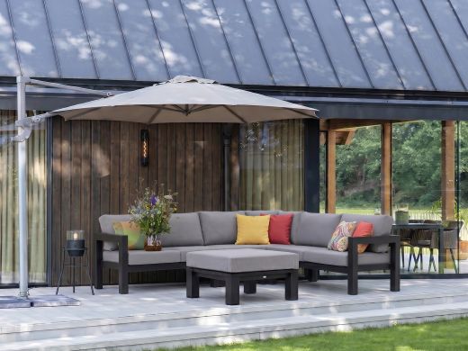 Bellagio Campazzo hoek loungeset 5-delig 6-zits