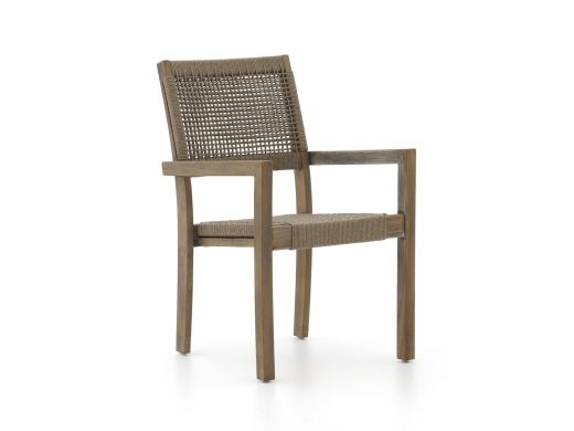 ROUGH Batang Rope dining tuinstoel stapelbaar