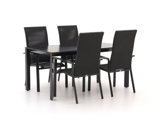 Bellagio Avio/Sestino 160cm dining tuinset 5-delig stapelbaar