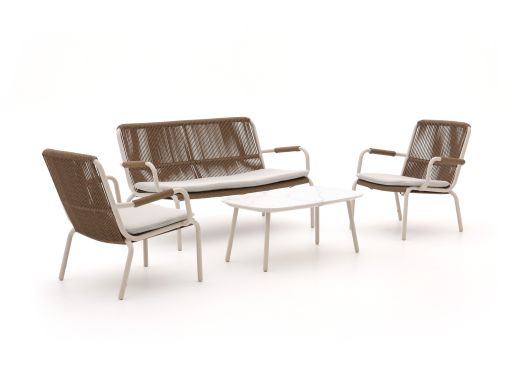 Bellagio Caronia stoel-bank loungeset 4-delig