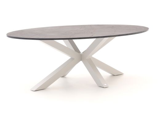 Bellagio Induno Ellips dining tuintafel 280x130cm