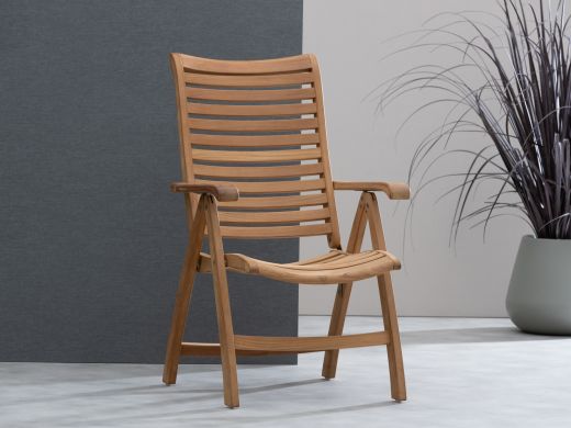 Sunyard Corby standenstoel - Natural Teak - Teakhout