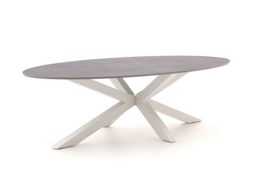 Bellagio Induno Ellips dining tuintafel 280x130cm