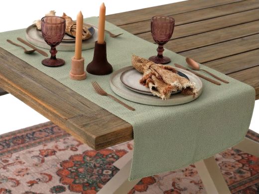 Madison x Kees Smit Tafelloper 140x50cm - Sage Green