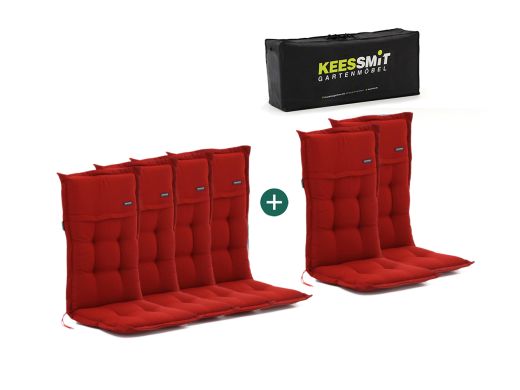 Madison tuinkussen set van 6 hoge rug