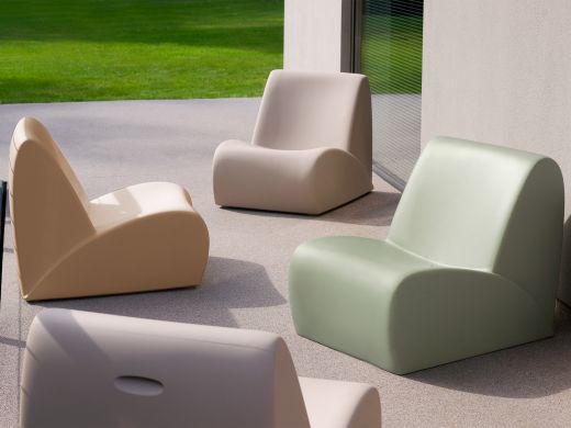 Hartman Sophie lounge tuinstoel - Wit - Ecru - Kunststof