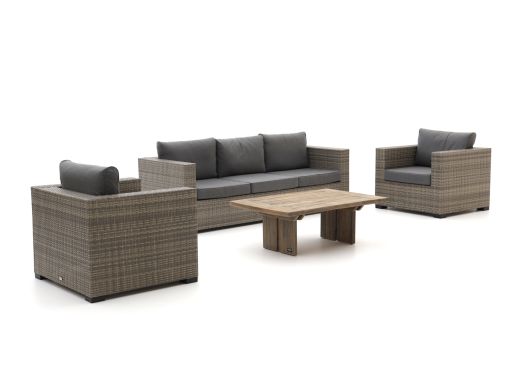 Forza Giotto/ROUGH-L 120cm stoel-bank loungeset 4-delig