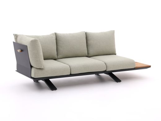 SUNS Stockholm lounge tuinbank 3-zits hoekelement 255cm