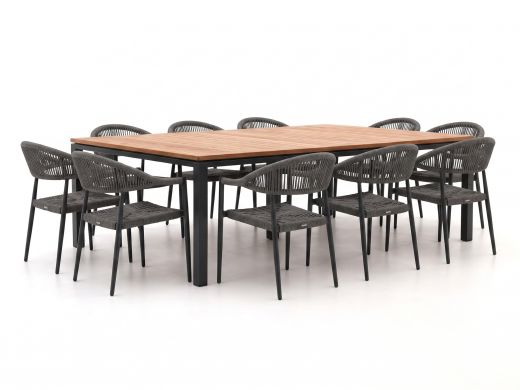Manifesto Belpasso/Linosa 240x160cm dining tuinset 11-delig stapelbaar