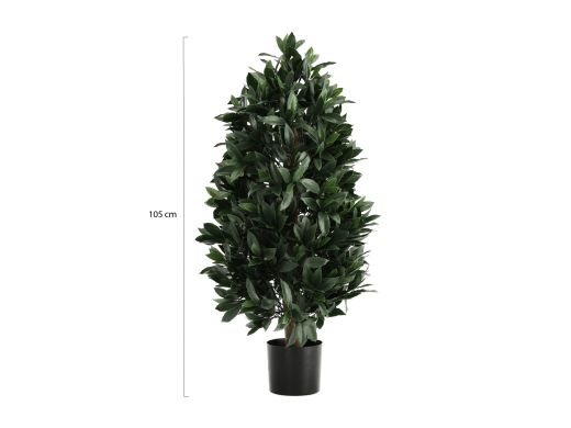 Designplants Laurier pyramide kunstplant (h:105cm) - Groen (UV bestendig) t.b.v. potmaat M