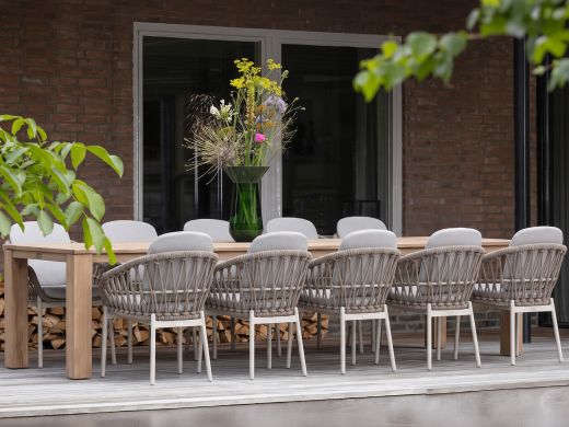Bellagio Cupello/ROUGH-X 400cm dining tuinset 11-delig