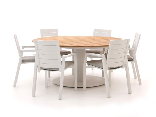 Bellagio Leggo/Grado ø170cm dining tuinset 7-delig stapelbaar