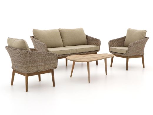 Intenso Borgetto/ROUGH-K stoel-bank loungeset 4-delig