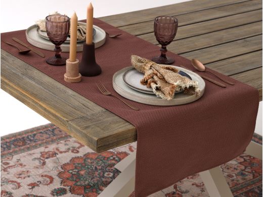 Madison x Kees Smit Tafelloper 140x50cm - Bordeaux