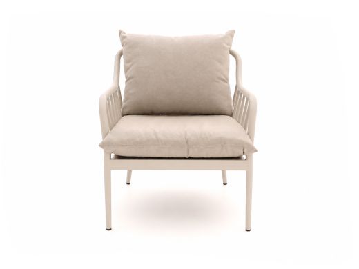 Manifesto Celante lounge tuinstoel - Taupe - Naturel - Bruin - Aluminium