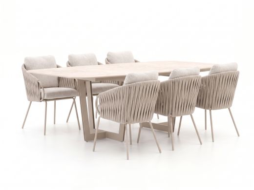 SUNS Dolce/Palermo 240cm dining tuinset 7-delig