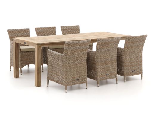 Intenso Borno/ROUGH-S 220cm dining tuinset 7-delig