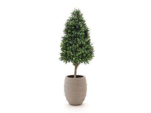 Designplants/Luca Lifestyle Buxus tower kunstplant (h:110cm) met Bordo Tall Balloon bloempot