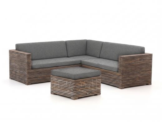 ROUGH-C hoek loungeset 4-delig 5-zits