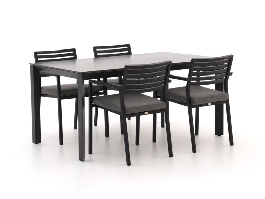 Bellagio Rumo/Sestino 160cm dining tuinset 5-delig stapelbaar