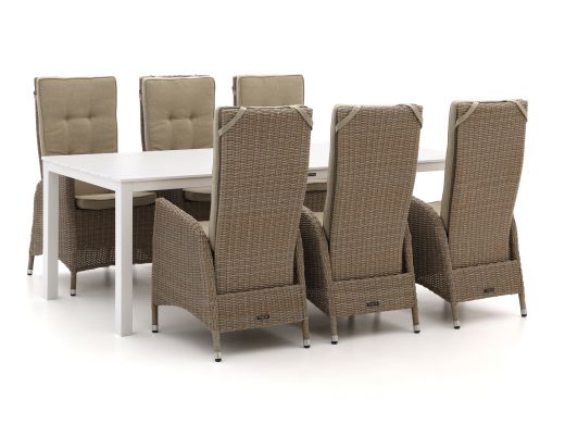 Intenso Fabrizi/Menzano 220cm dining tuinset 7-delig verstelbaar