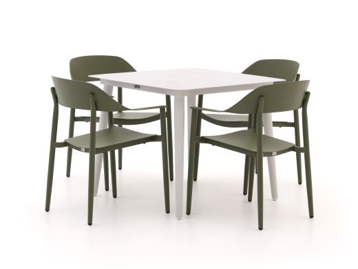 Bellagio Valli/Sora 90cm dining tuinset 5-delig stapelbaar