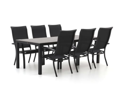 Bellagio Lugo/Fidenza 220cm dining tuinset 7-delig stapelbaar