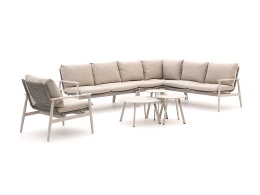 Bellagio Pizzoli/Bovezzo hoek loungeset 8-delig