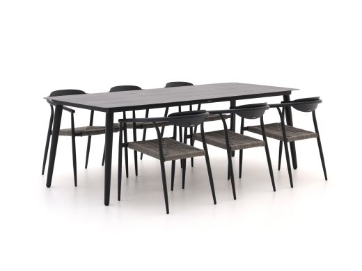 Manifesto Cavone/Sora 220cm dining tuinset 7-delig stapelbaar