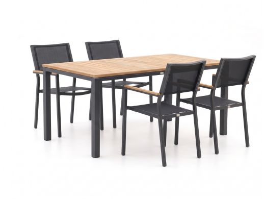 Bellagio Roma/Linosa 180cm dining tuinset 5-delig stapelbaar
