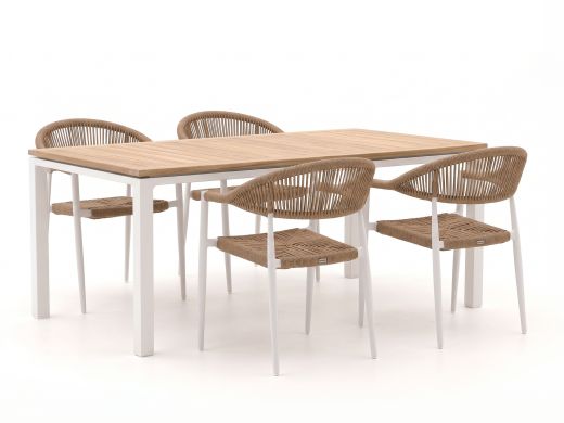 Manifesto Belpasso/Linosa 180cm dining tuinset 5-delig stapelbaar