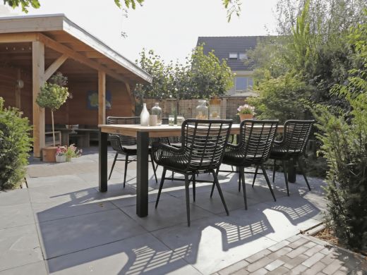 Intenso Asti/ROUGH-S 220cm dining tuinset 7-delig