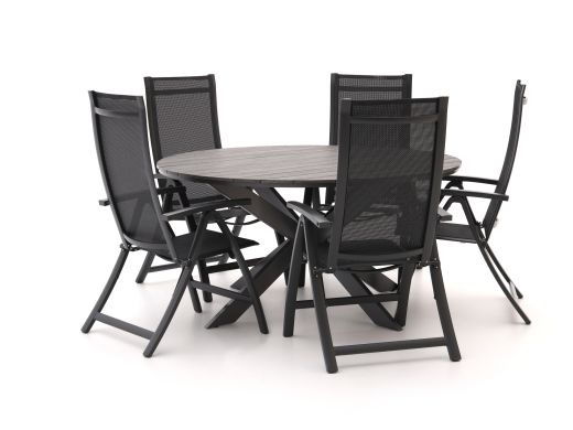 Bellagio Trappeto/Fidenza ø149cm dining tuinset 6-delig