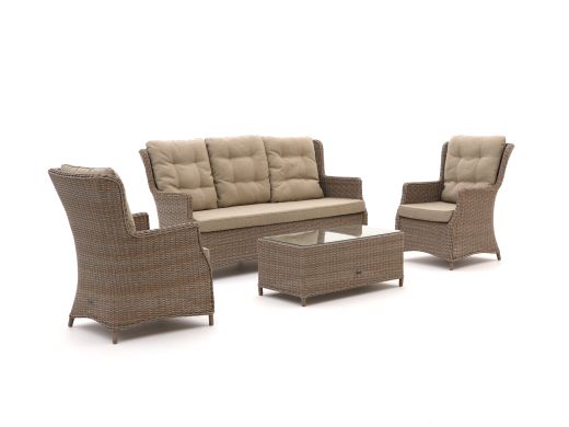 Intenso Milano stoel-bank loungeset 5-zits 4-delig